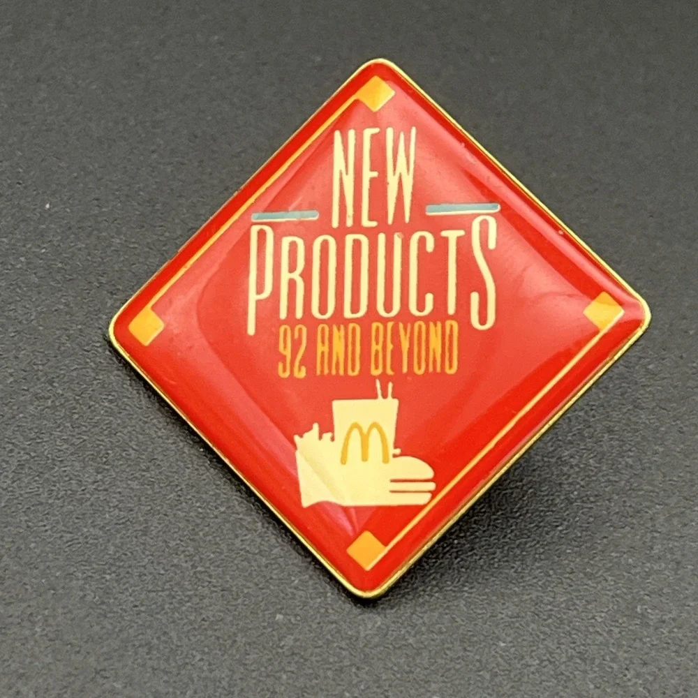 McDonald's New Products 1992 And Beyond‎ Employee Lapel Hat Pin